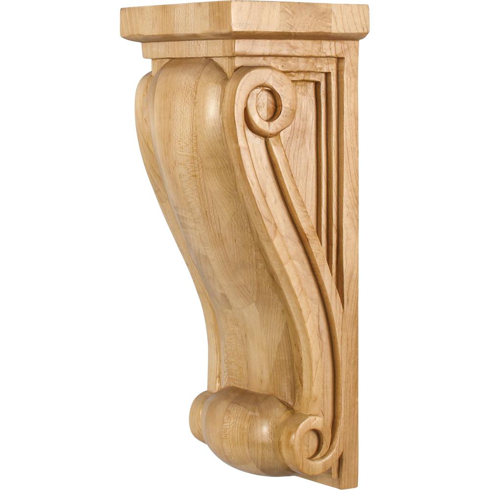 Medium Neo Gothic Traditional Corbel 5-1/2" x 5" x 14", 1 Pair