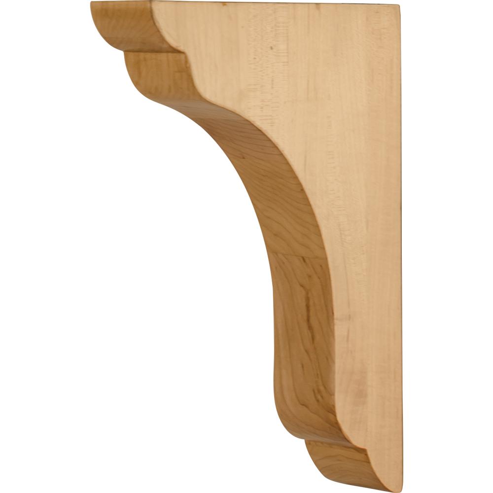 Transitional Wood Bar Bracket 1-3/4" x 7" x 10", 1 Pair