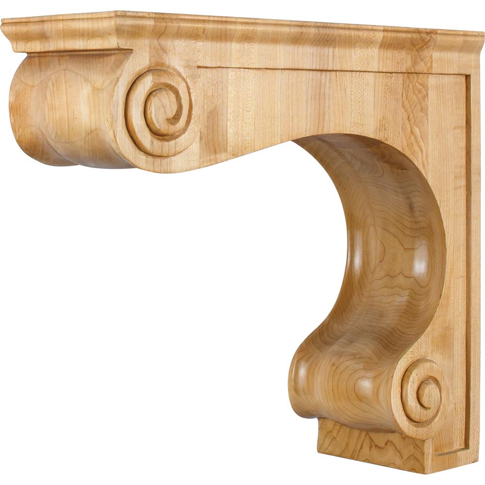 Traditional Range Hood Corbel 4-1/2"W x 14"D x 12-1/2"H, 1 Pair
