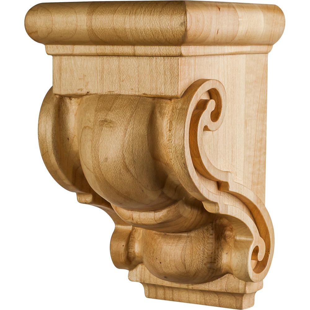 3" x 3" x 5" Traditional Bar Bracket Corbel, 1 Pair