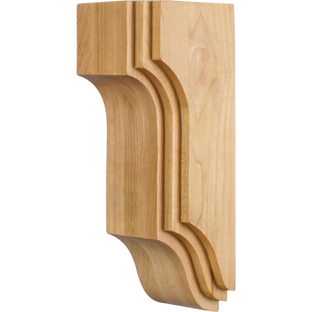 Arts & Crafts Stacked Corbel 4" x 4" x 10", 1 Pair