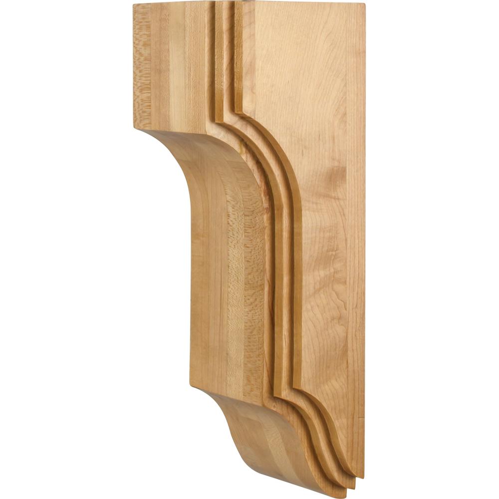 Arts & Crafts Stacked Corbel 5" x 5" x 14", 1 Pair