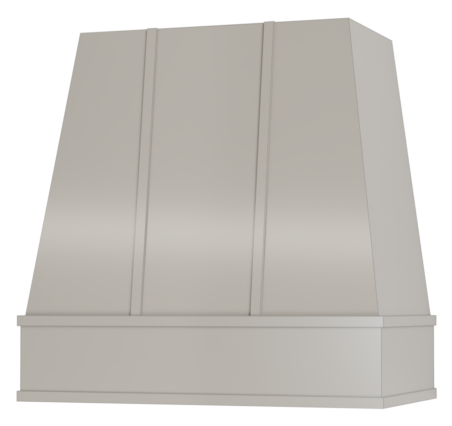 FAST SHIP Kelsey Range Hood with Strapping - Flat Trim