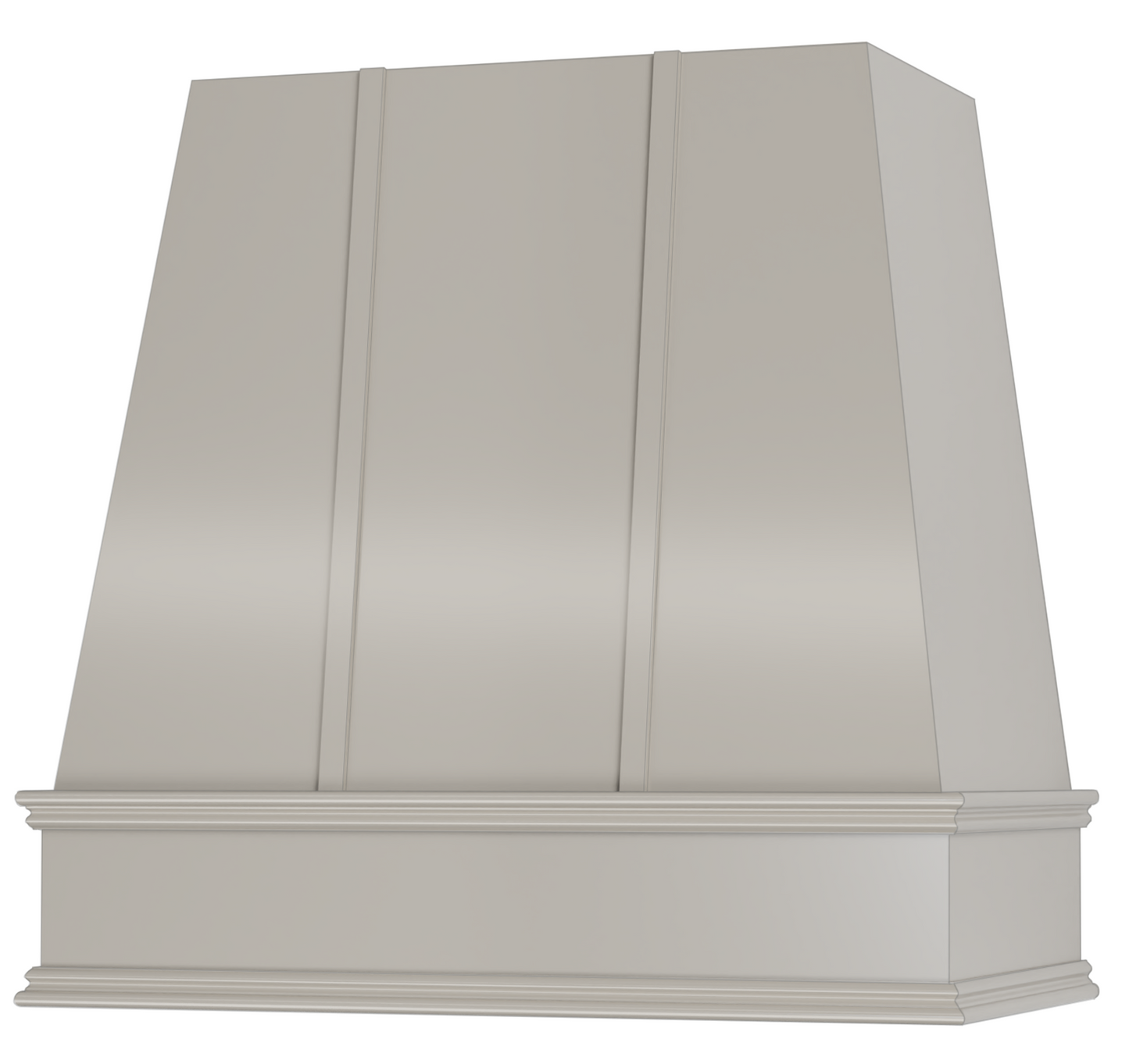 FAST SHIP Kelsey Range Hood with Strapping - Ogee Trim