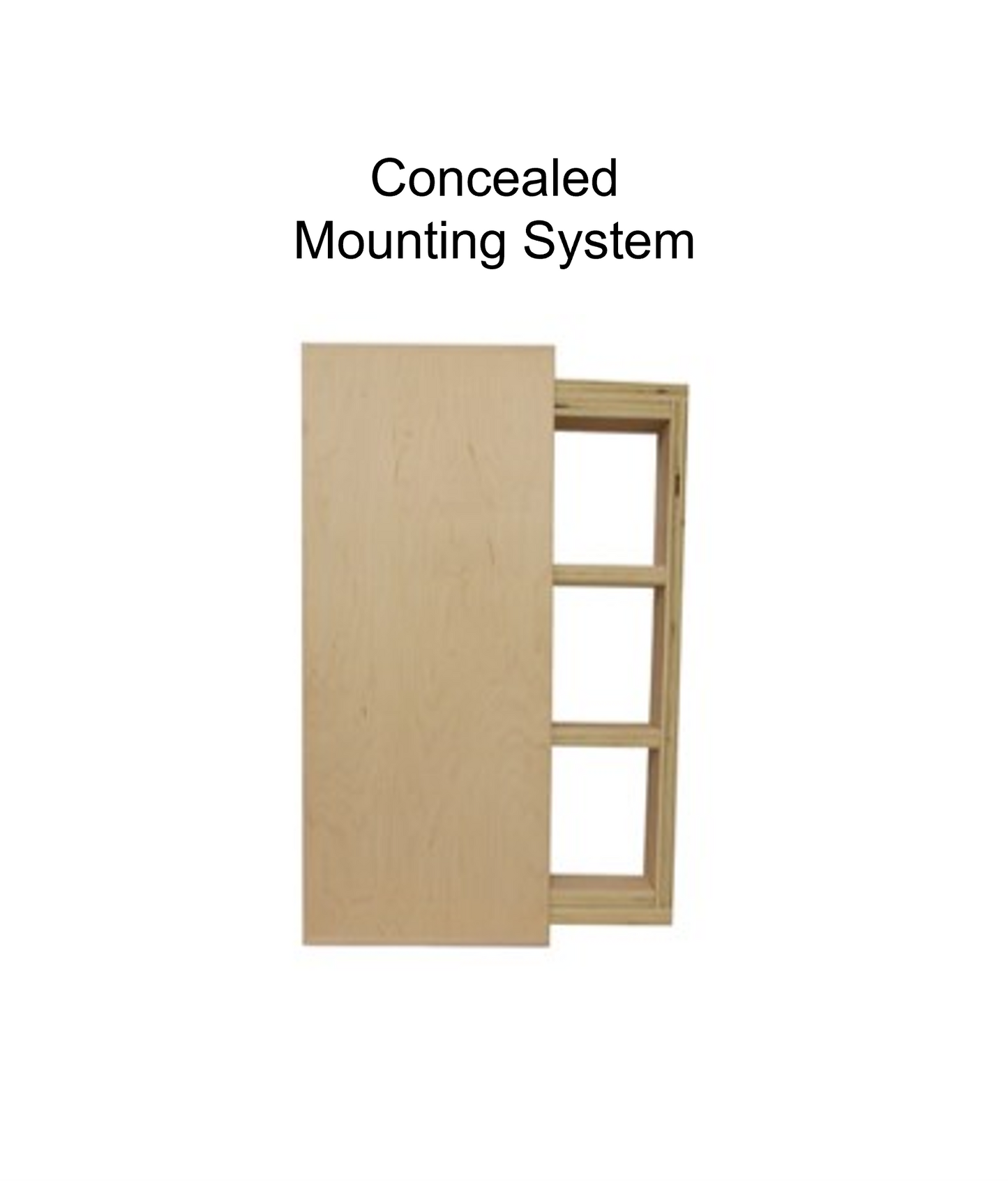 Floating Shelf - Custom Widths: 37" - 41"