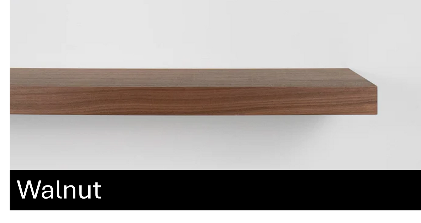 Floating Shelf - Custom Widths: 37" - 41"