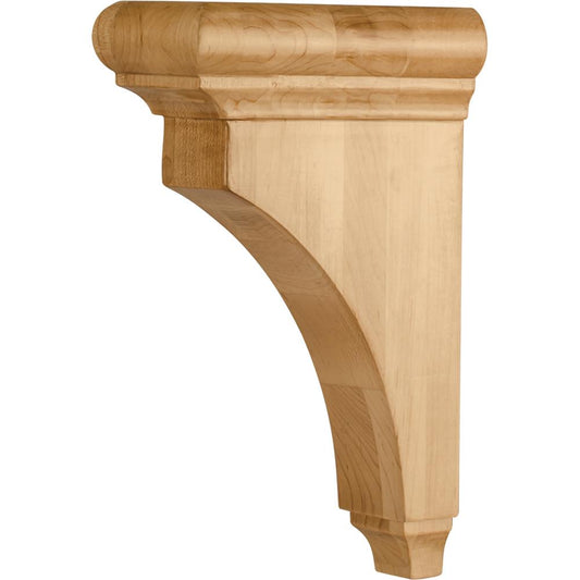 3" x 6-1/2" x 10" Transitional Corbel with Bullnose Cap and 1-1/2" Reveal, 1 Pair
