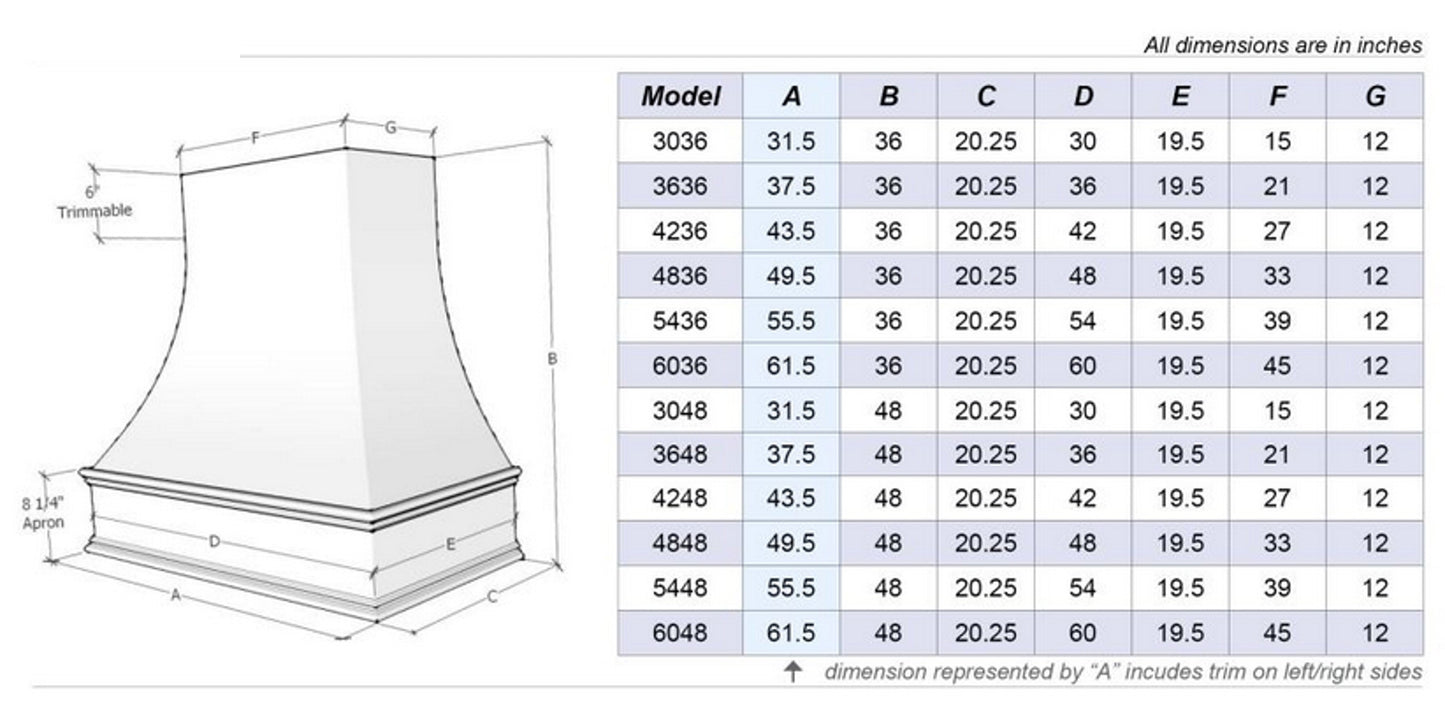 Ashley Wood Range Hood