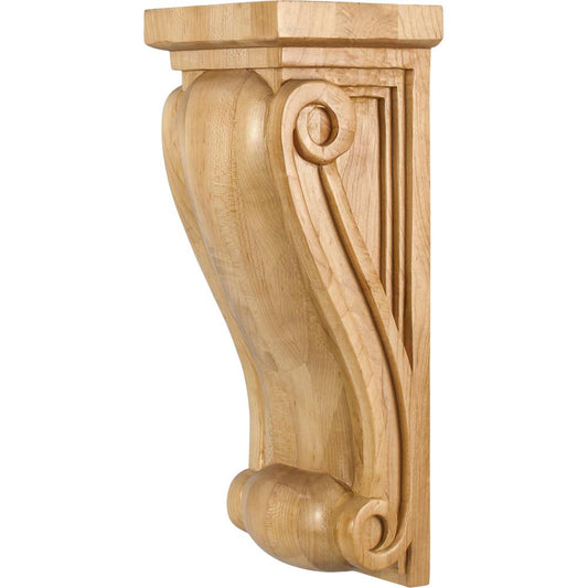 Medium Neo Gothic Traditional Corbel  5-1/2" x 5" x 14", 1 Pair