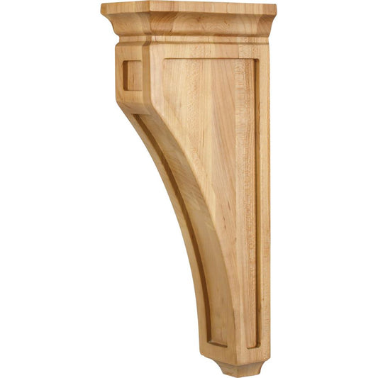 Mission Style Wood Bar Bracket Corbel 3" x 6" x 14", 1 Pair