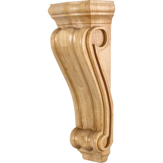 Smooth Profile Corbel 5-1/2" x 3-1/2" x 14", 1 Pair