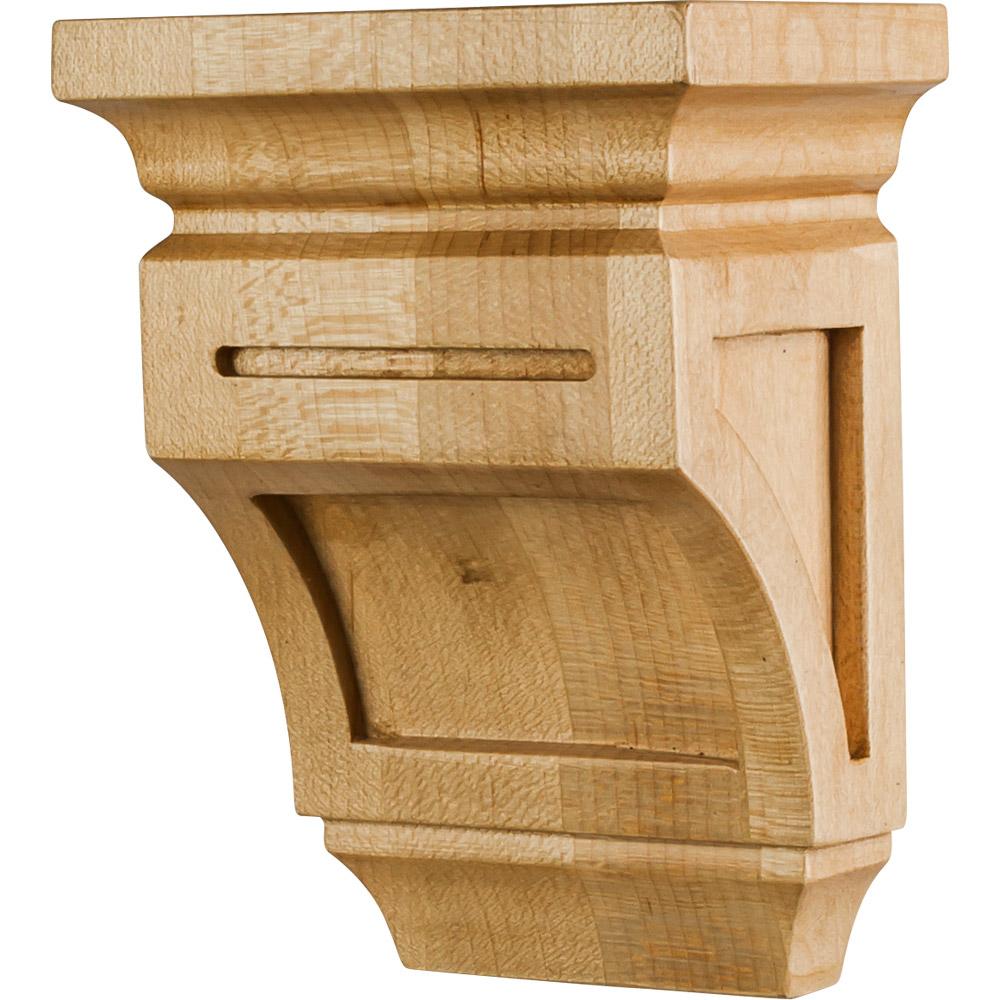 3" x 2" x 4" Mission Style Corbel, 1 Pair