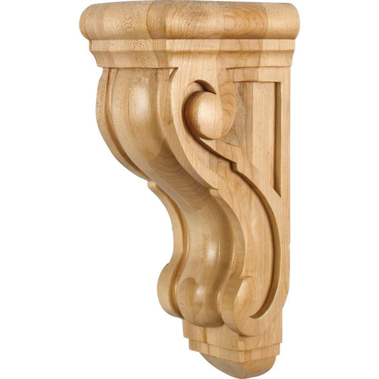 Rounded Traditional Corbel 5" X 6-3/4" X 14", 1 Pair