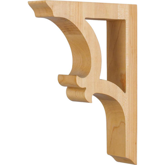 Solid Wood Bar Bracket  1-7/8" x 7-1/2" x 10-1/2", 1 Pair