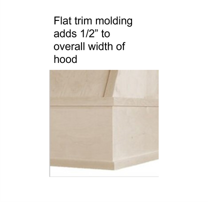 Ashley Range Hood - Flat Trim