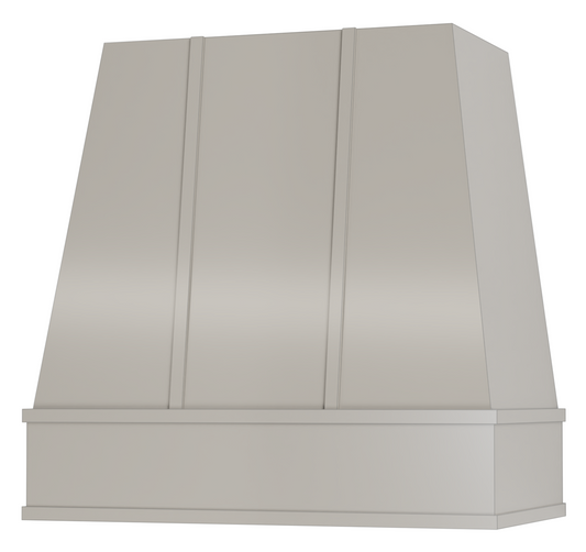 FAST SHIP Kelsey Range Hood with Strapping - Flat Trim