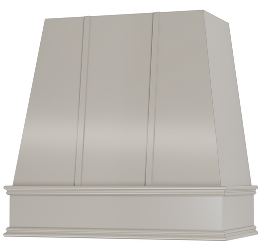 FAST SHIP Kelsey Range Hood with Strapping - Ogee Trim