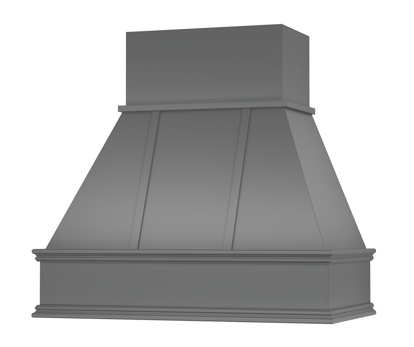 Riley with Wood Strapping Range Hood - Ogee Trim