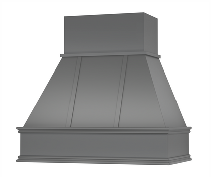 Riley with Wood Strapping Range Hood - Ogee Trim