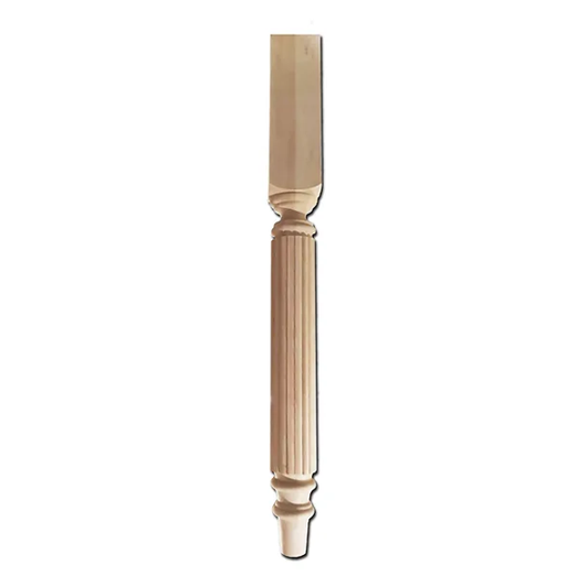 Reeded Leg 35-1/4" Tall x 3-1/2" Square