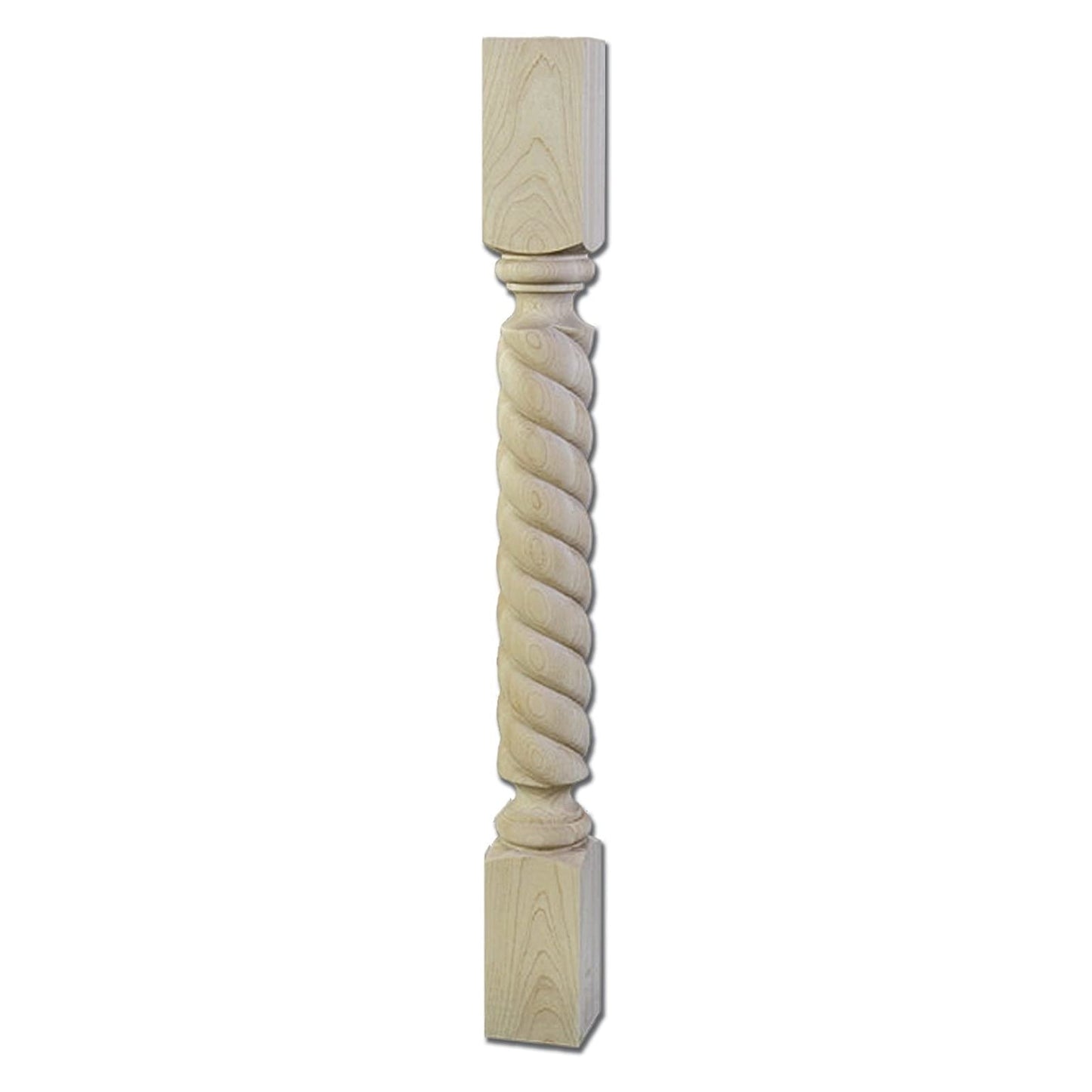 Rope Post 35-1/4" Tall x 3-1/2" Square