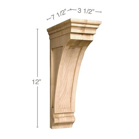 12" Med Mission Bracket Corbel, 1 Pair