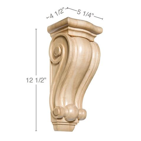 12 1/2" Lg Classic Corbel, 1 Pair