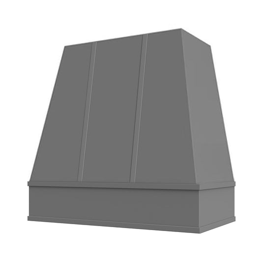 Kelsey with Wood Strapping Range Hood - Flat Trim