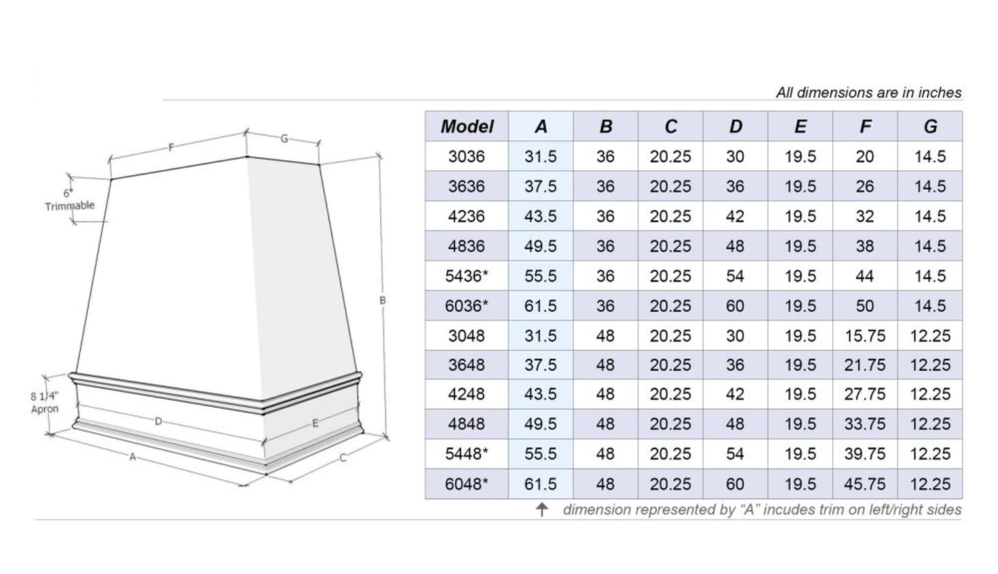 Kelsey Wood Range Hood