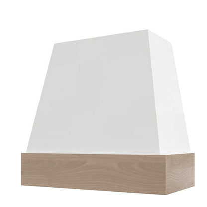 Kelsey Wood Range Hood with White Oak Apron