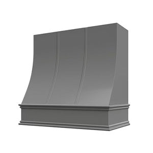 Sidney with Strapping Wood Range Hood