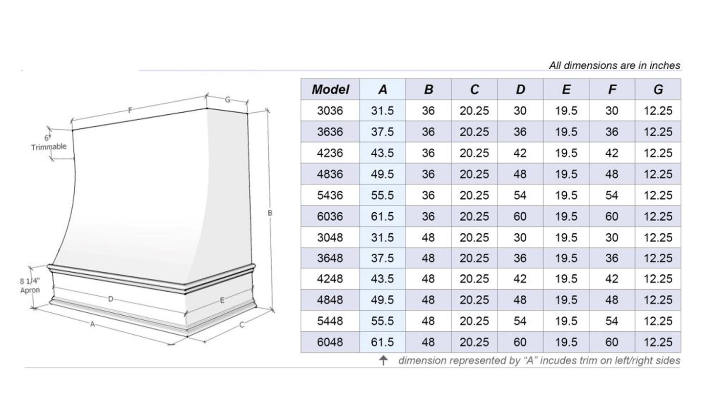 Sidney Wood Range Hood