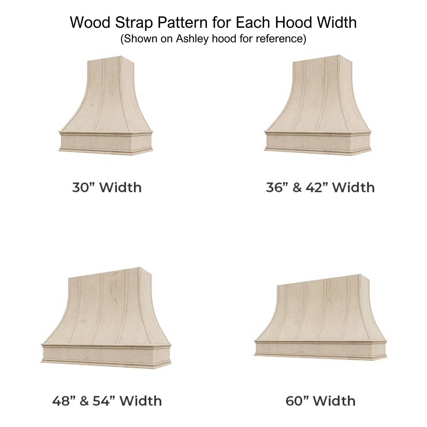 Ashley with Strapping Wood Range Hood