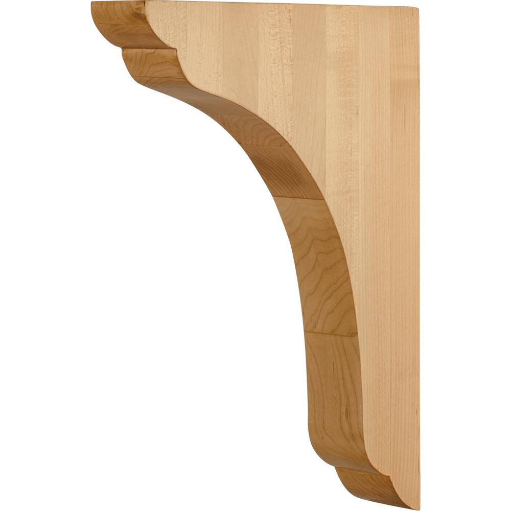 Transitional Wood Bar Bracket 1-3/4" x 9" x 12", 1 Pair