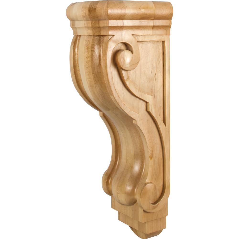Rounded Traditional Corbel 6-3/4" X 7-5/8" X 22", 1 Pair