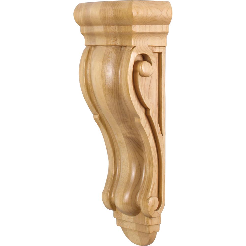 Smooth Profile Rounded Traditional Corbel 5" x 3-5/16" x 14", 1 Pair