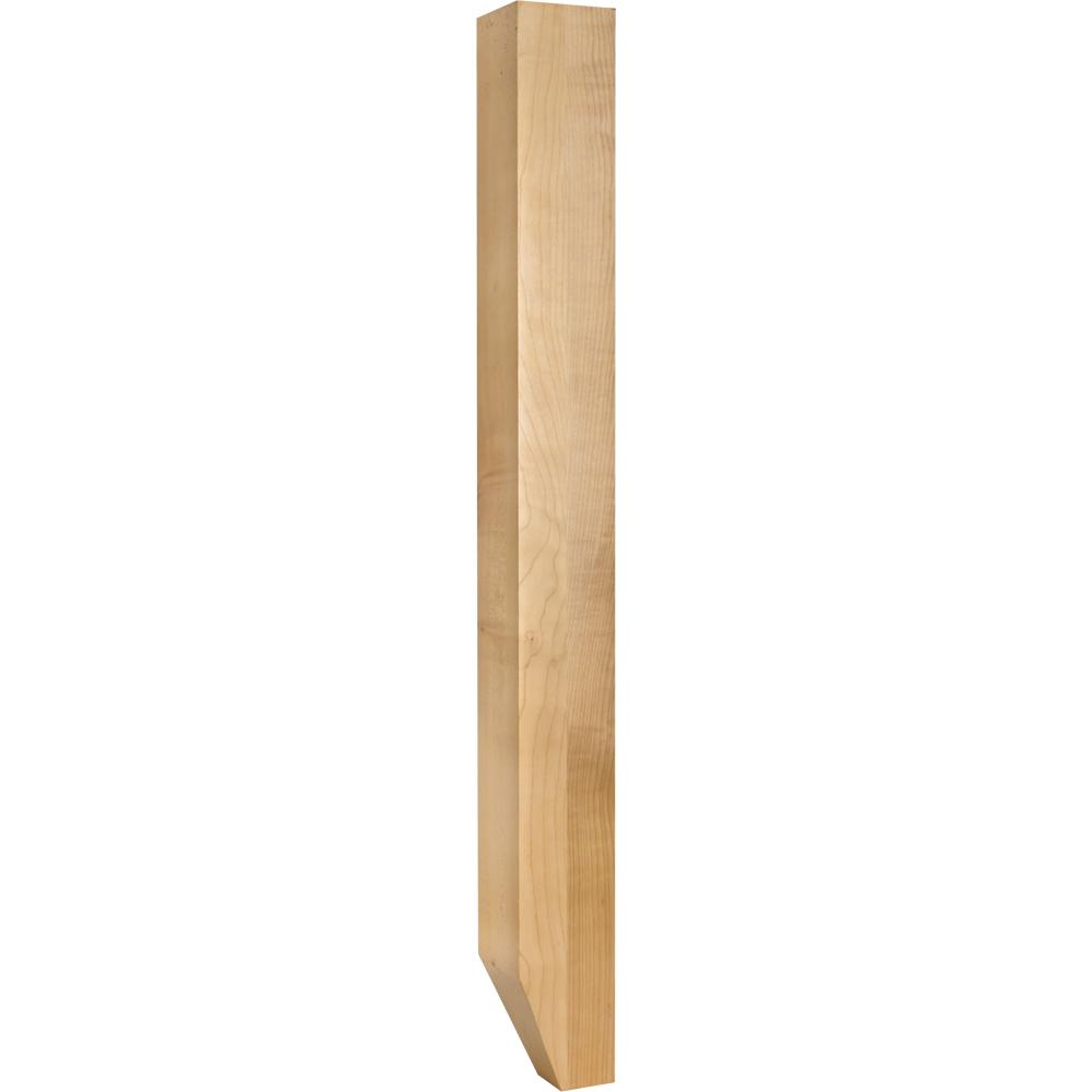 Tapered Shaker Wood Post (Island Leg) 35-1/2" Tall x 3-1/2" Square