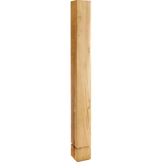 Shaker Wood Post (Island Leg) 35-1/2" Tall x 3-1/2" Square