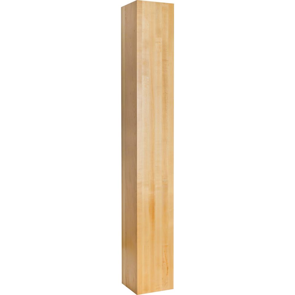 Square Wood Post 35-1/2" Tall x 5" Square