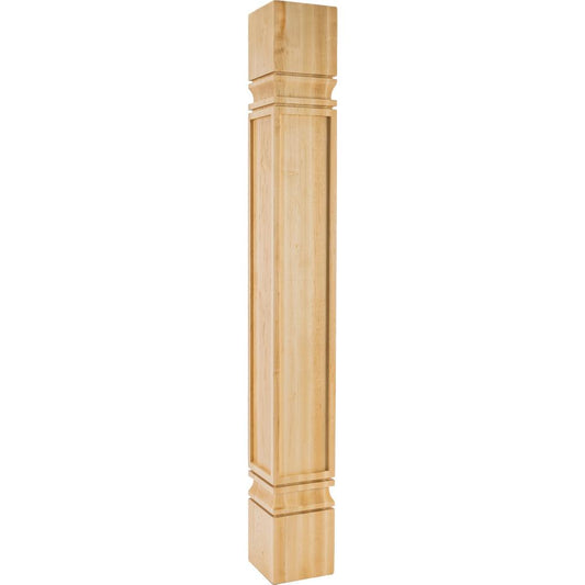 Mission Post Hard Maple 42" Tall x 5" Square