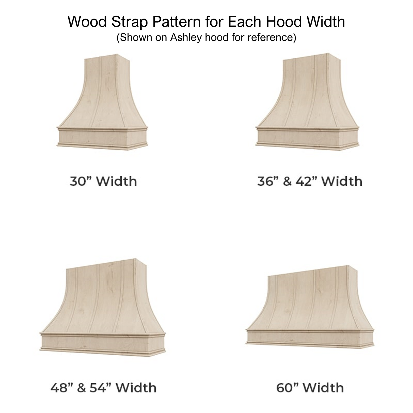 Sidney with Strapping Wood Range Hood